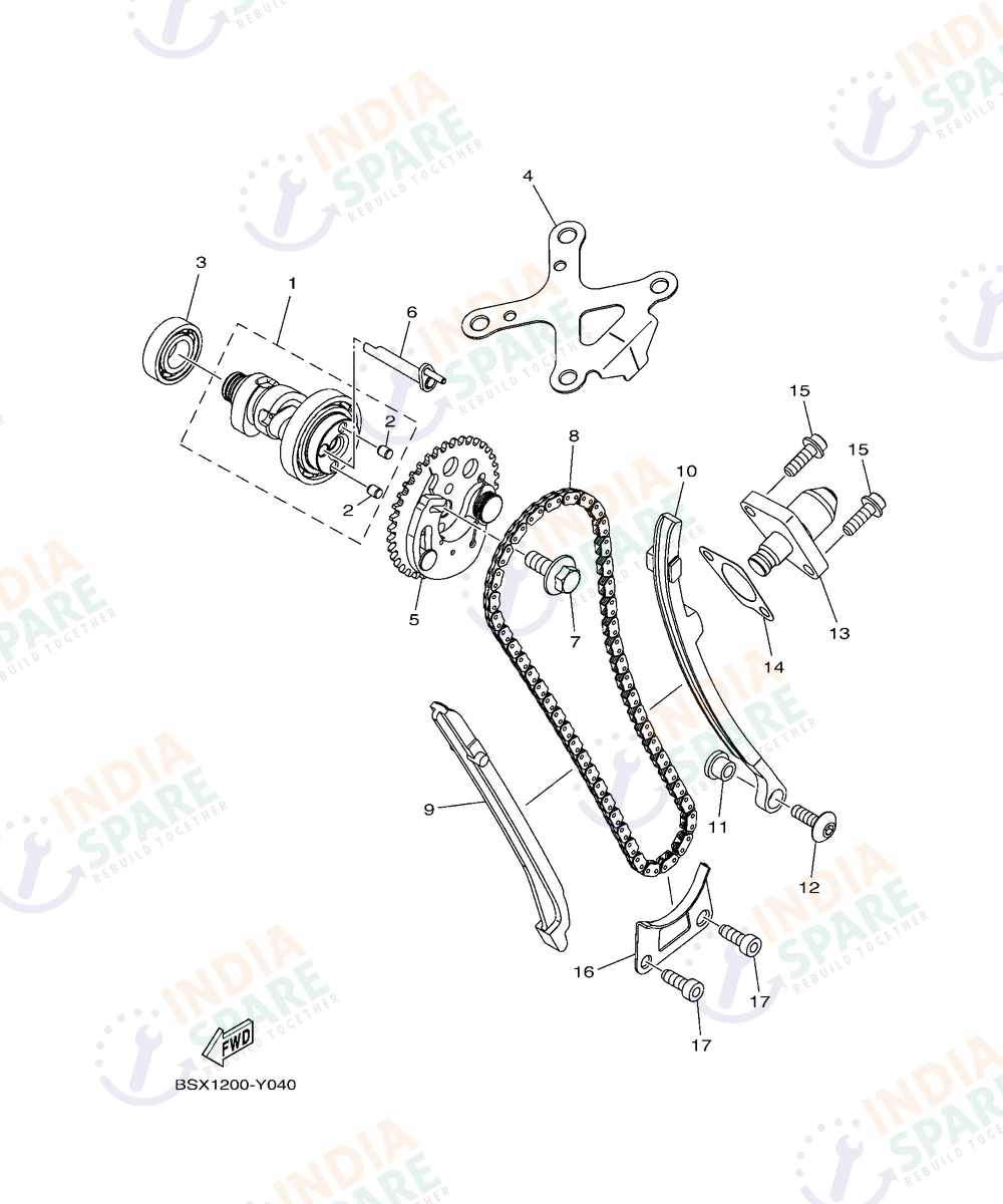 YAMAHA BST3 FZS V4 Series CAMSHAFT & CHAIN